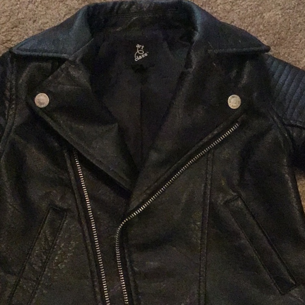 Biker jacket leather